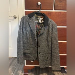 Vintage Cabi Grey Blazer Womens Size 12